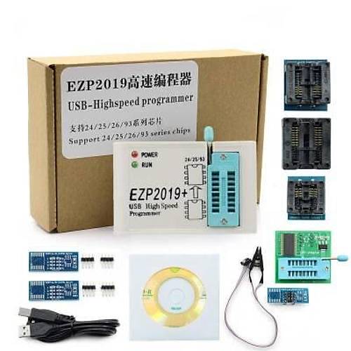 EZP2023+ EEPROM Bios USB SPI Programlay�c� +3 �evirici Adapt�r ve Test Klipsi