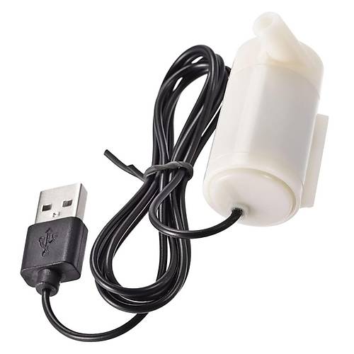 USB Girili Mini Dalg Su Pompas 5V Akvaryum Pompas Yatay