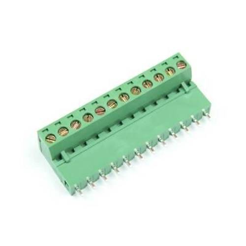 KF2EDGV-5.08-12P 180 Derece Gemeli Dik Klemens