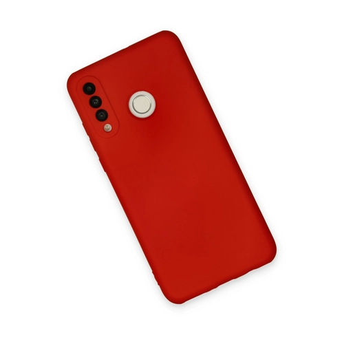 Newface Huawei P30 Lite Klf Nano ii Kadife Silikon - Krmz