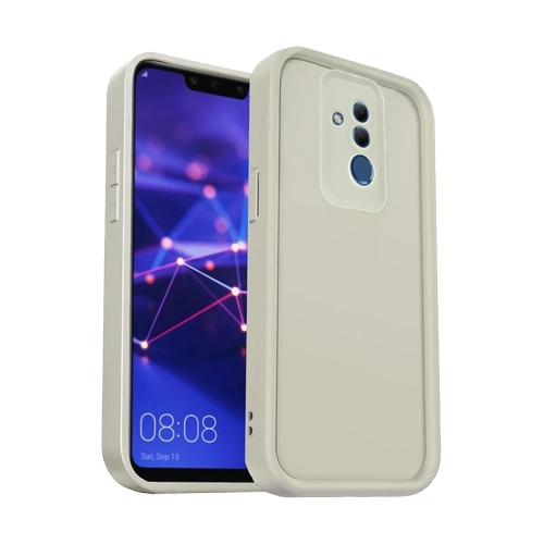 Newface Huawei Mate 20 Lite Klf Viera Silikon - Krem