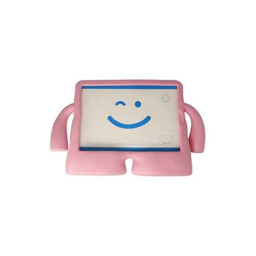 Newface iPad 5 Air 9.7 Klf Karakter Tablet Silikon - Ak Pembe