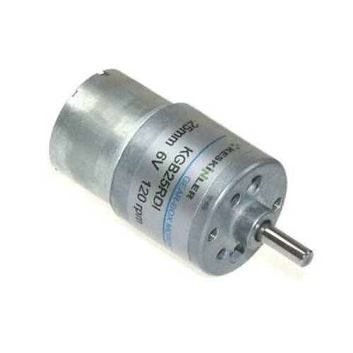 KGB25 6V 120Rpm 25mm Redktrl Eksantrik Dc Motor