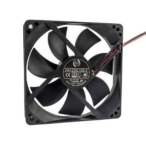 120x120x25mm 12V 0.33A 1200RPM Fan 2 Kablolu