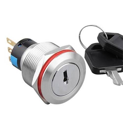 22Y-P1 22mm Anahtarl Mandal Buton 1NO+1NC