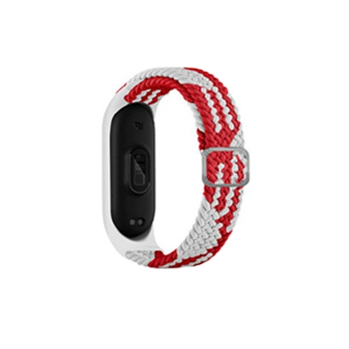 Newface Xiaomi Mi Band 7 Star Kordon - Beyaz-Krmz