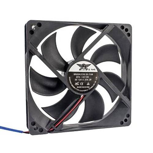 120x120x25mm 12V 0.50A Fan 2 Kablolu