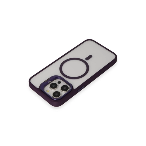 Joko iPhone 14 Pro Klf Roblox Lens Magsafe Standl Kapak - Derin Mor