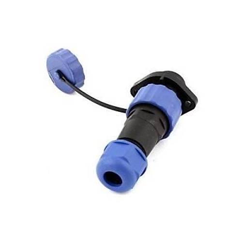 SD16 7 Pin 16mm Su Ge�irmez Konnekt�r Tak�m� - Flan�l� Panel Tipi