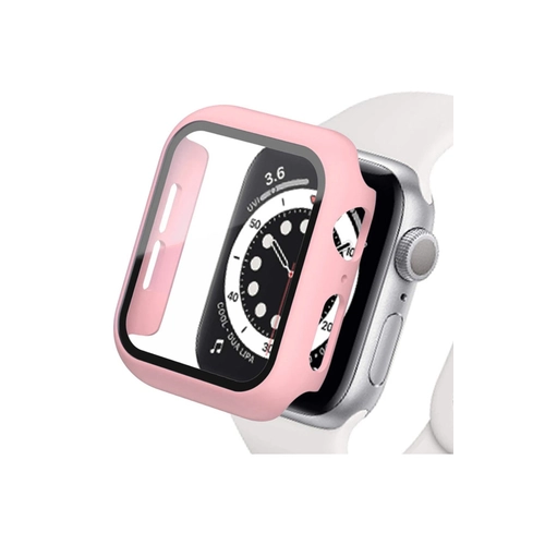 Newface Apple Watch 41mm Caml Kasa Ekran Koruyucu - Rose Gold