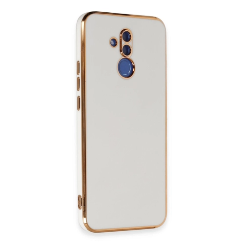 Newface Huawei Mate 20 Lite Klf Volet Silikon - Beyaz