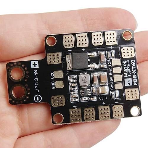 Matek PDB-XT60 w/BEC 5V 12V ESC G Datm Kart
