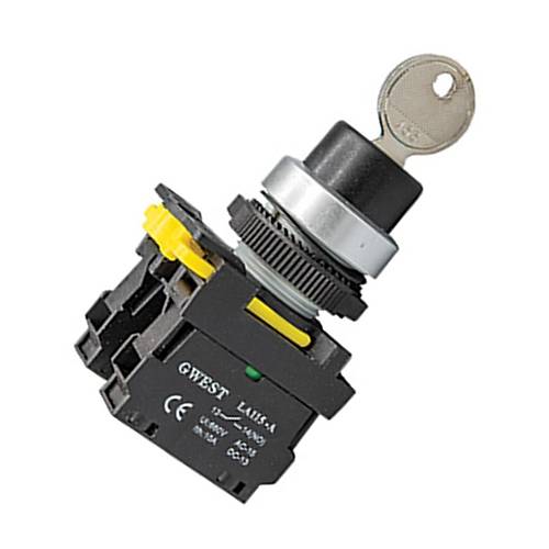 Gwest A5-20Y 22mm 1-0-2 Anahtarl Kalc Buton 2NO