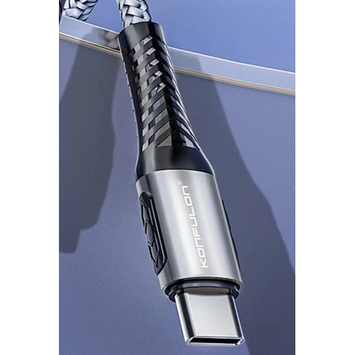 Konfulon DC43 Type-C to Type-C 1M rg 60W Hzl arj Kablo - Yeil