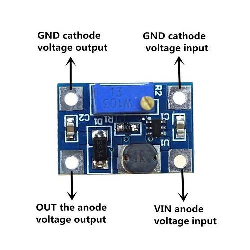 SX1308 2A DC-DC Voltaj Ykseltici Boost Modl