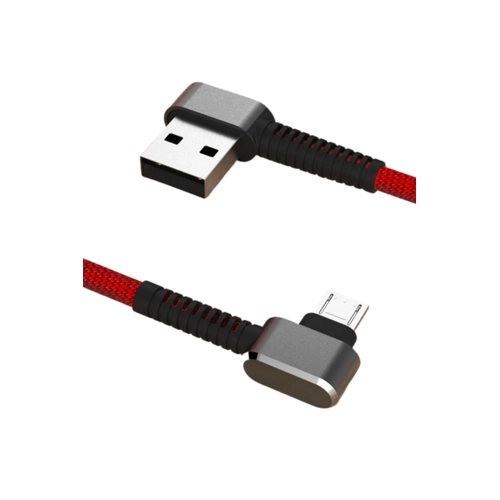 Konfulon S73 Micro USB Kablo 1M 2.1A - Krmz