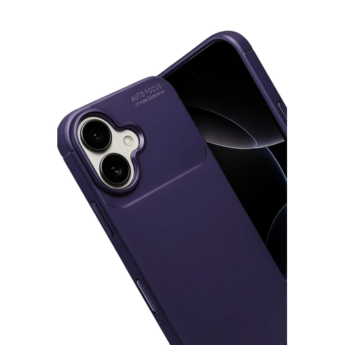 Newface Apple iPhone 17 Auto Focus Karbon Kapak - Lacivert