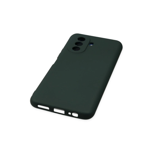 Newface Huawei Nova Y70 Klf Nano ii Kadife Silikon - Koyu Yeil