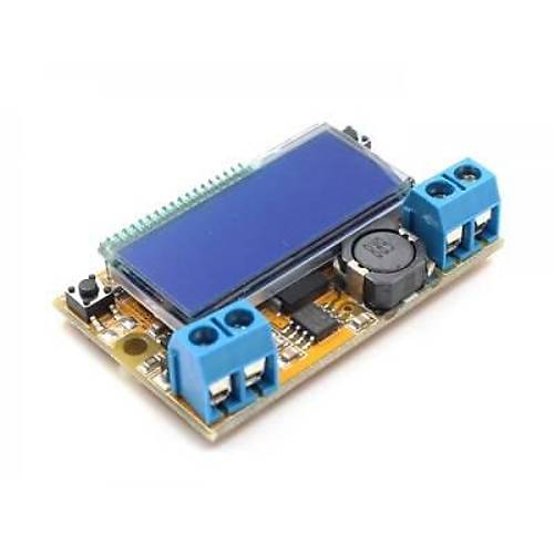 DC-DC LCD Ekranl 3A Ayarlanabilir Voltaj Reglatr