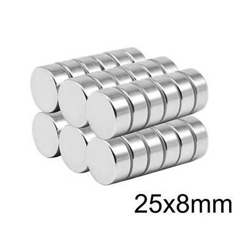 25X8mm Neodyum Gl Mknats - Neodim Magnet