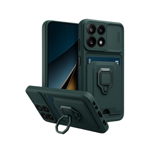 Newface Xiaomi Mi 14T Pro Klf Zuma Kartvizitli Yzkl Silikon - Yeil