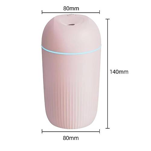 Divex 400ml Ultrasonik Hava Nemlendirici Pembe H-59