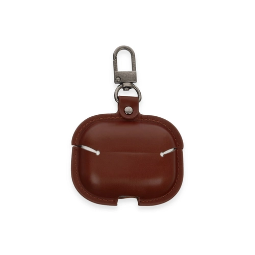 Newface Airpods Pro 2 (2.nesil) anta Deri Klf - Kahverengi
