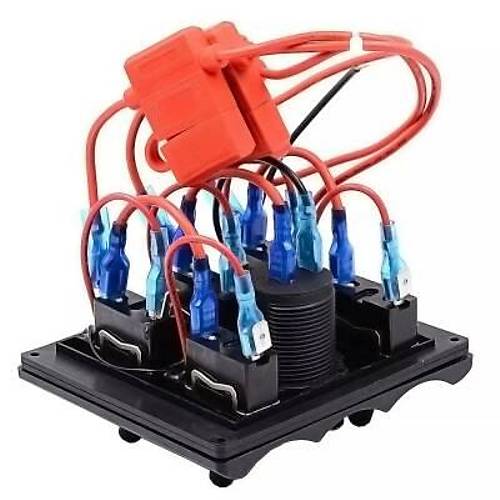 5'li ON-OFF Toggle Switch Panel - akmaklk kl