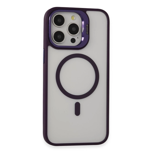 Joko iPhone 14 Pro Klf Roblox Lens Magsafe Standl Kapak - Derin Mor