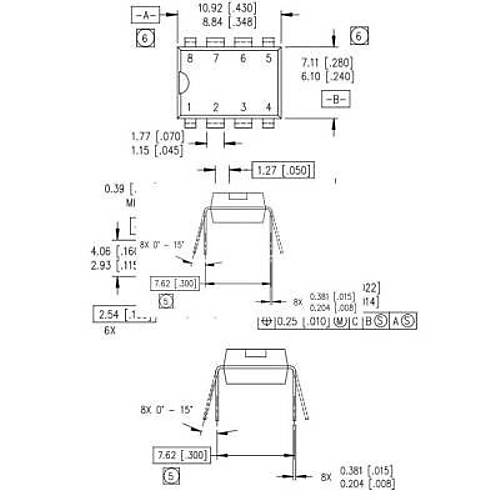 IR2520DPBF DIP-8 Balast Kpr Kontrol Entegresi