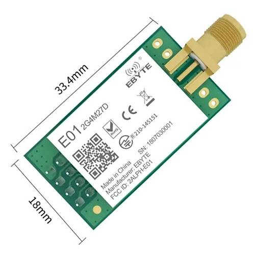 EBYTE E01-2G4M27D 5km 27dBm LoRa Kablosuz Haberleme