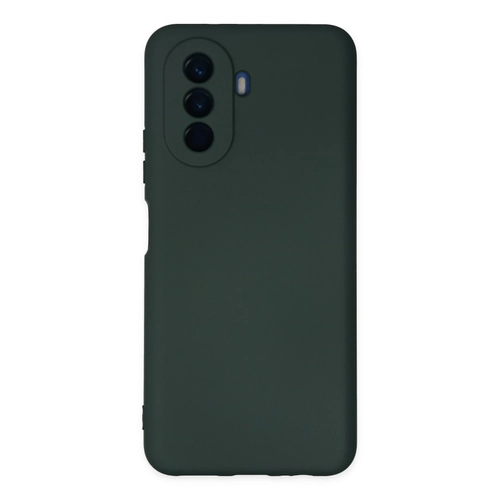 Newface Huawei Nova Y70 Klf Nano ii Kadife Silikon - Koyu Yeil