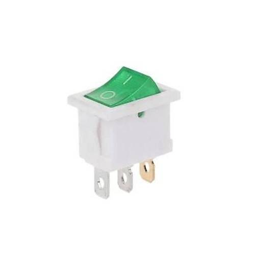 KCD1 Beyaz Yeil Ikl On/Off Anahtar 3 Pin