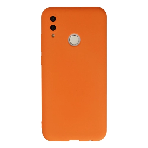 Newface Huawei P Smart 2019 Klf Nano ii Kadife Silikon - Turuncu
