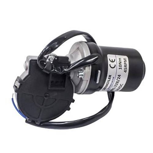 KRL-228/24 24V DC 10Nm 45 RPM Cam Silecek Motoru