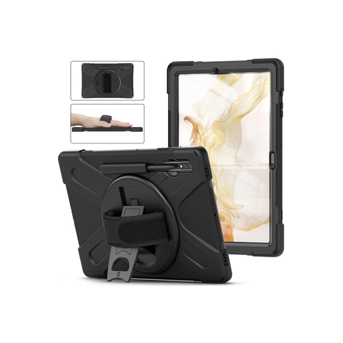 Newface Samsung Galaxy T737 Tab S7 FE 12.4 Klf Amazing Tablet Kapak - Siyah