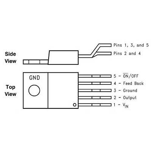 LM2596T-12V TO220-5 Voltaj Regülatörü