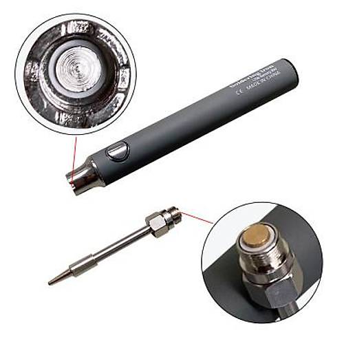 USB 5V 8W USB Gri Kalem Havya Seti - Scaklk Ayarl Mod Seimli