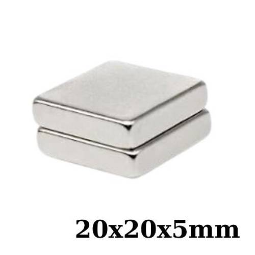 20x20x5mm Neodyum Gl Mknats - Neodim Magnet