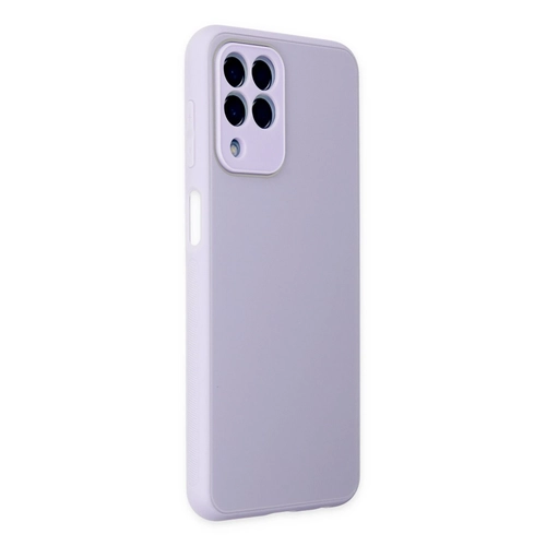 Newface Samsung Galaxy M33 Klf Glass Kapak - Lila