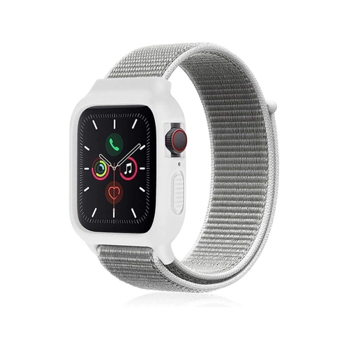 Newface Apple Watch 38mm Hasrl Crtcrtl Kasal Kordon - Beyaz