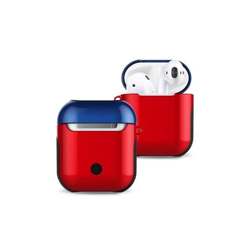 Newface Airpods 2 (2.nesil) 3in1 Klf - Krmz-Lacivert