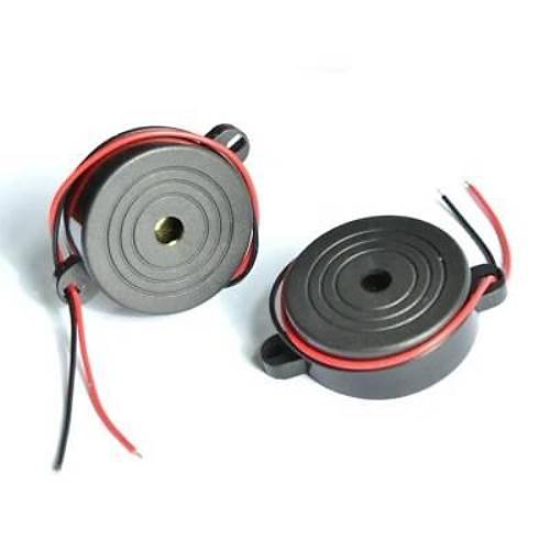 Devreli Buzzer 3-24V 90dB Siren 42mm