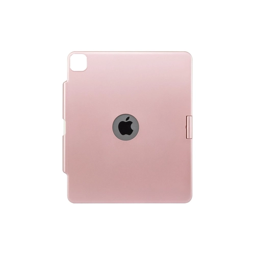 Newface iPad Pro 12.9 (2021) Klf Magic Dnen Klavyeli Tablet Klf - Pembe