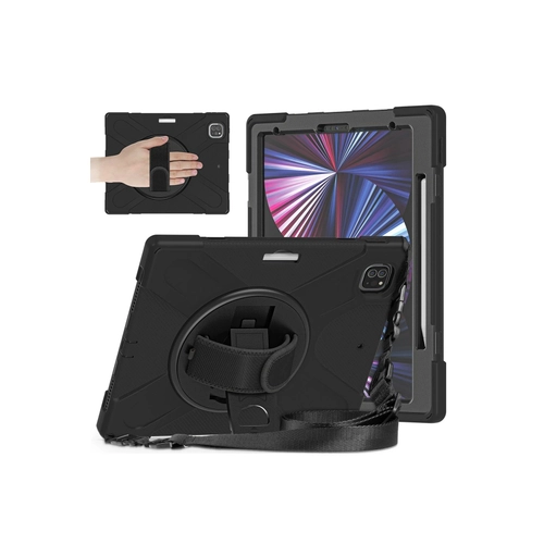 Newface iPad Pro 12.9 (2020) Klf Amazing Tablet Kapak - Siyah