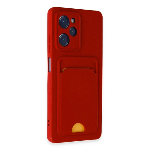Newface Xiaomi Poco X5 Pro 5G Klf Kelvin Kartvizitli Silikon - Krmz