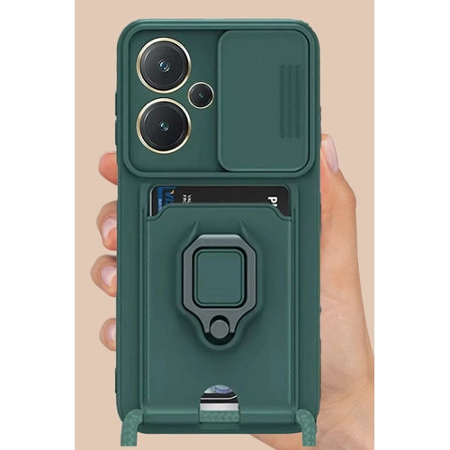 Newface Xiaomi Redmi Note 13 Pro Plus Klf Zuma Kartvizitli Yzkl Silikon - Siyah