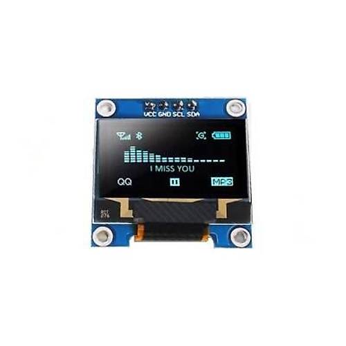 0.96'' 128x64 Oled Grafik Lcd Ekran - Mavi