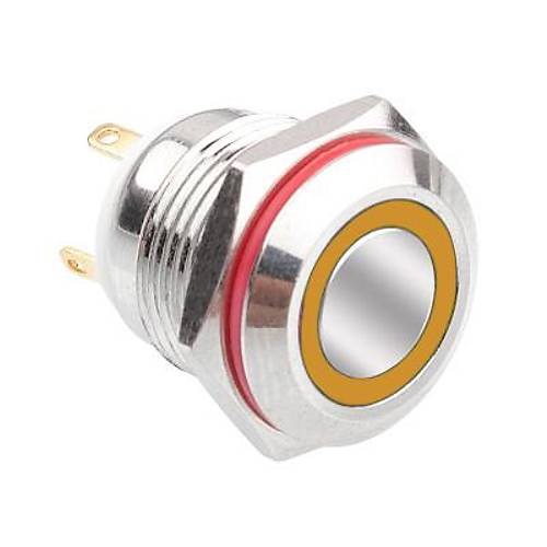 16H-P1-E 16mm Dz Yayl Ikl Metal Buton - Sar