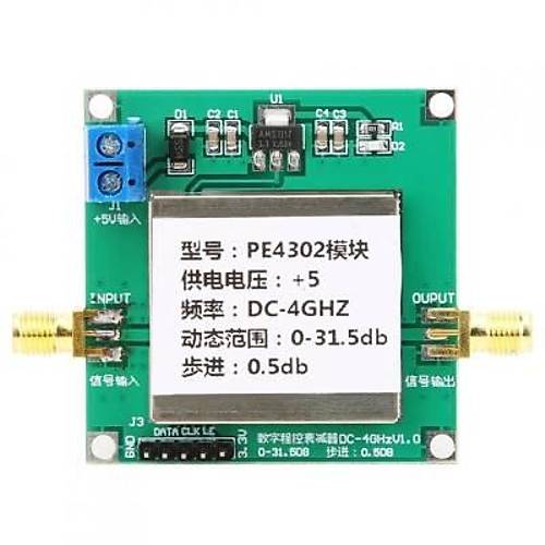 PE4302 Dijital Programlanabilir Kademeli Zayflatc Modl DC 4GHZ 0-31.5DB